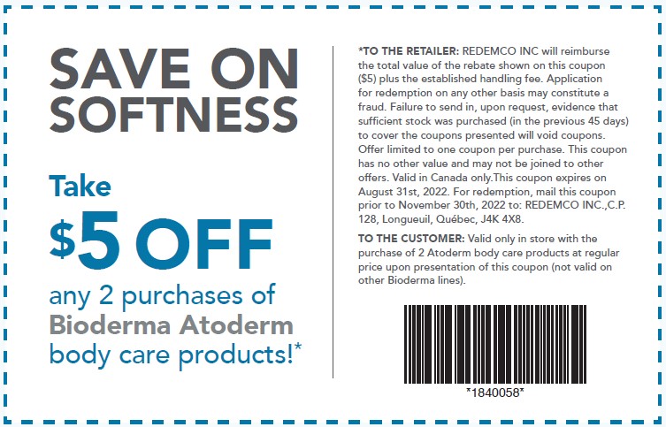 coupon Atoderm EN