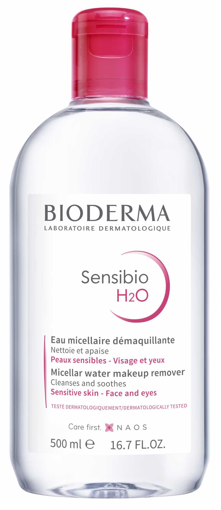Sensibio H2O Micellar water  Cleansing, makeup remover water for sensitive  skin with a soothing action.