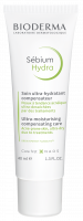 BIODERMA product photo, Sebium Hydra 40ml, moisturizing care for oily skin dried out by dermatological treatment