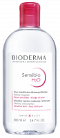 BIODERMA photo produit, Sensibio H2O 500ml, nettoyant démaquillant, eau micellaire pour peau sensible